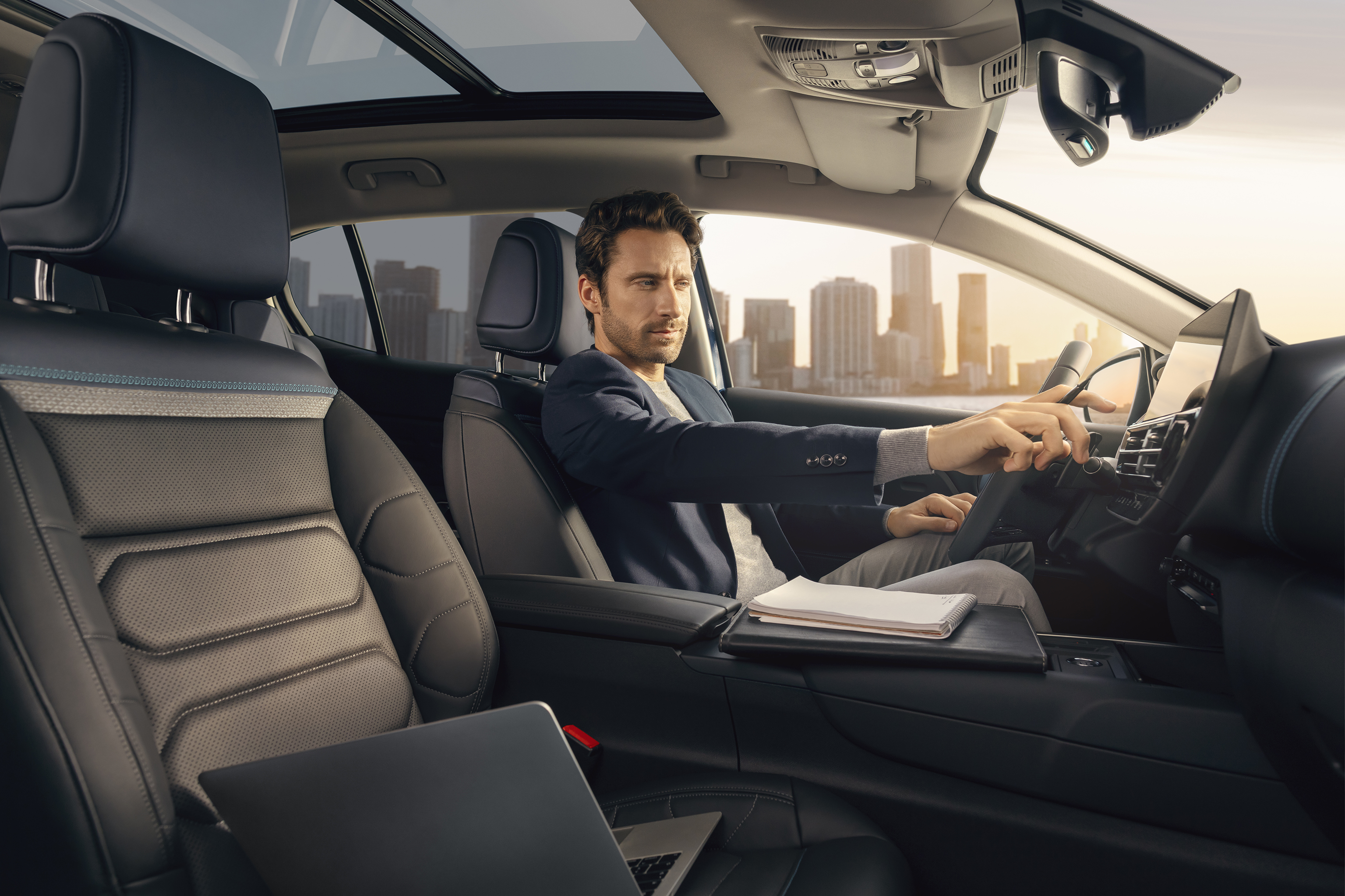 C5 Aircross interieur met bestuurder