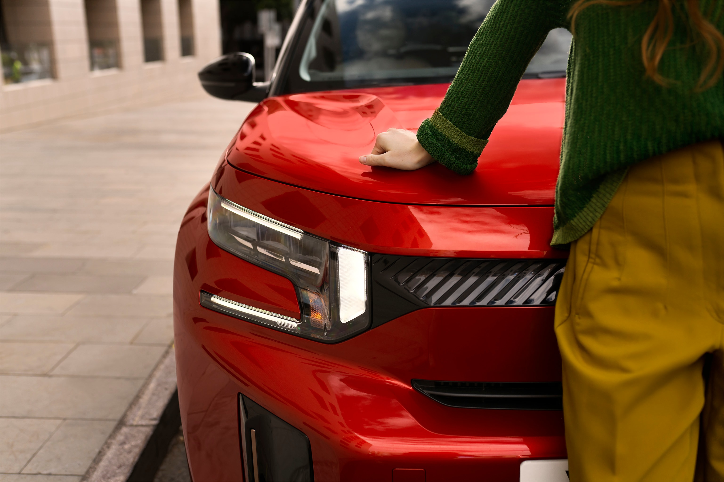 Citroen VOS Citroen Ë-C3 Aircross close-up voorkant