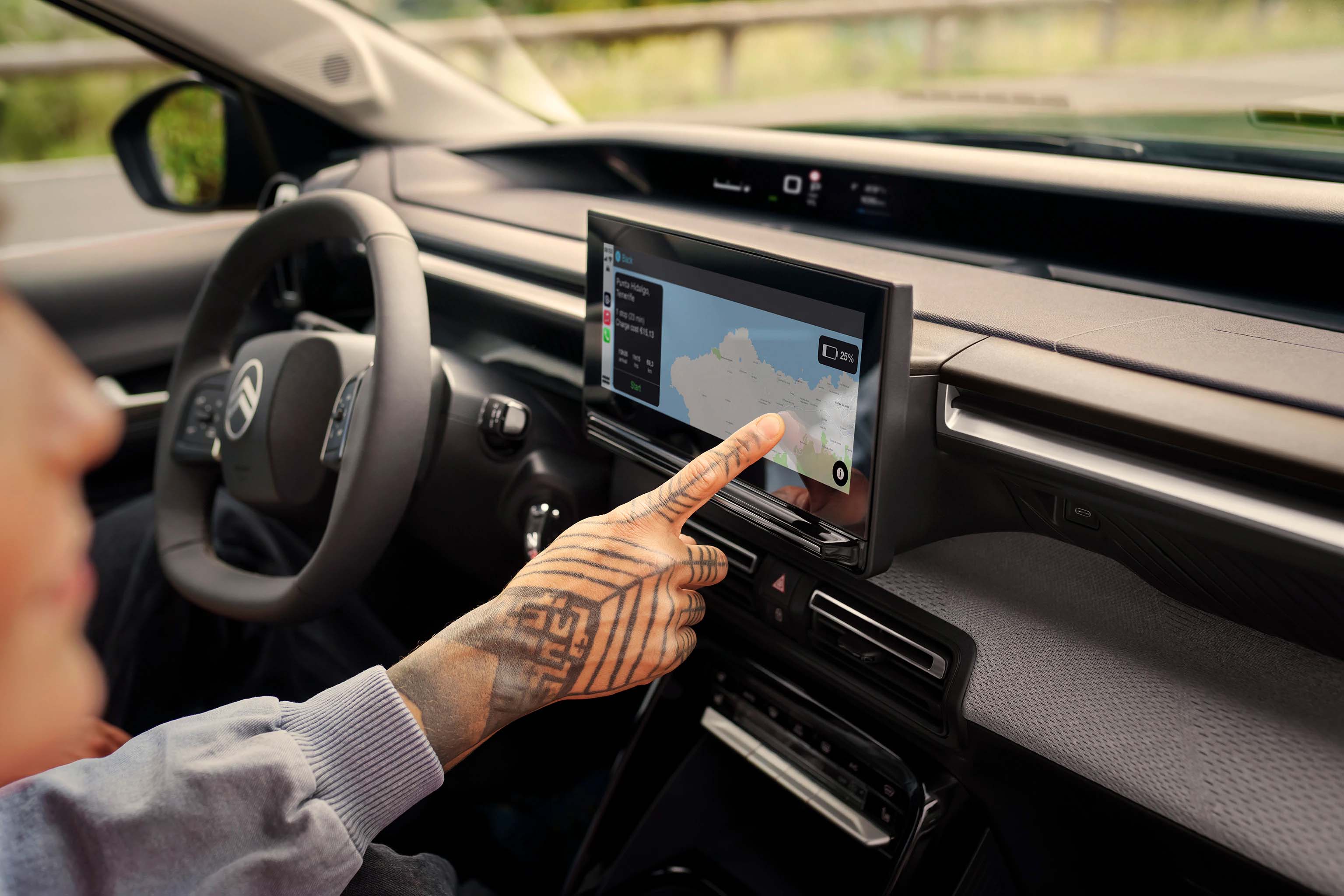 Citroen VOS Citroen Ë-C3 Aircross dashboard