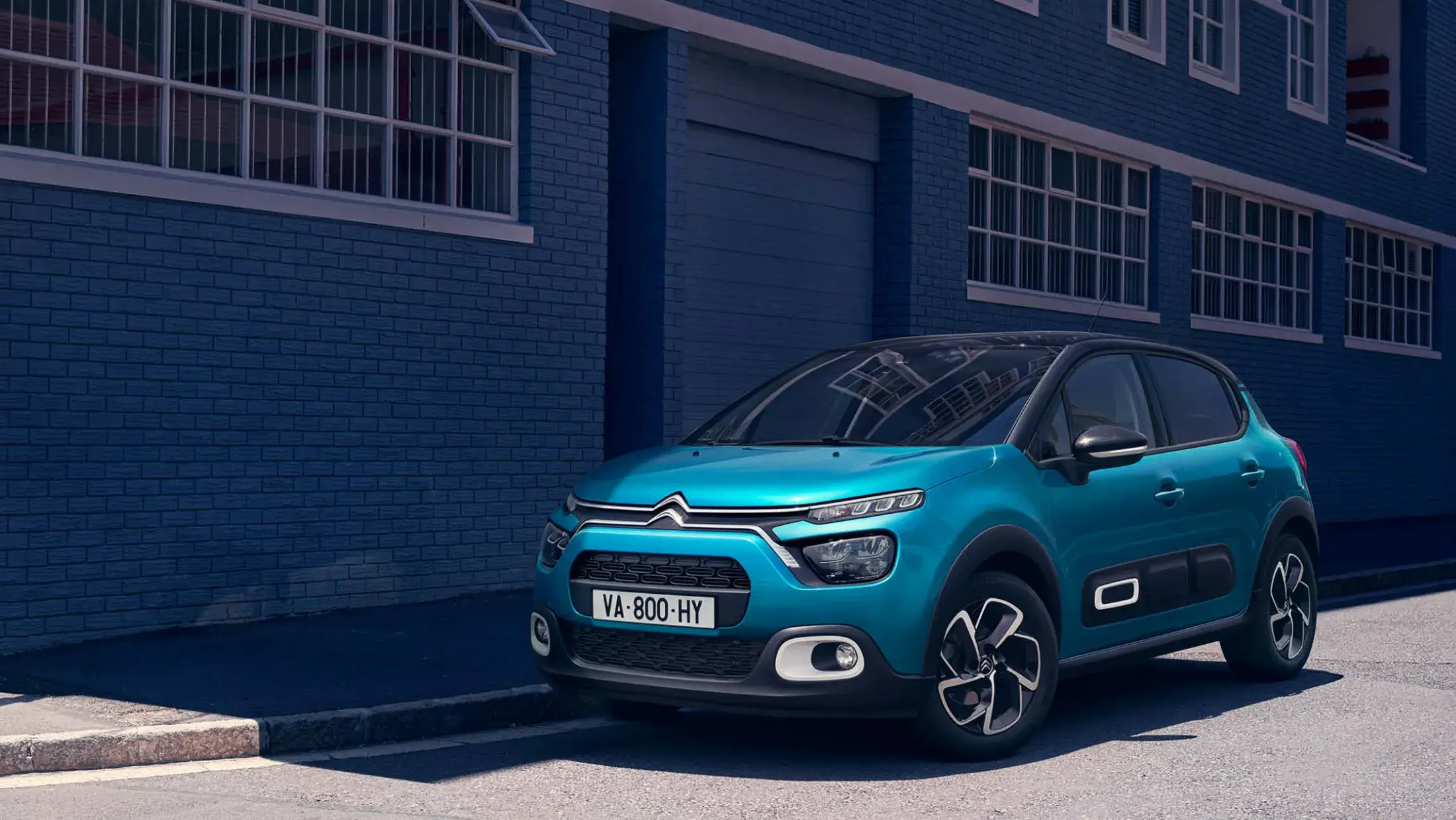 nieuwe citroen c3 blauw